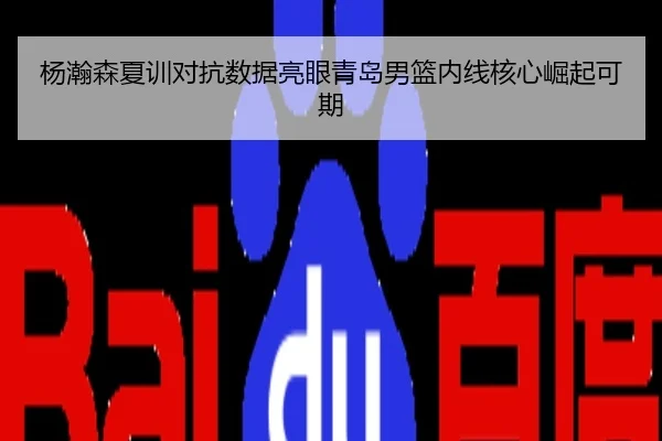 杨瀚森夏训对抗数据亮眼青岛男篮内线核心崛起可期